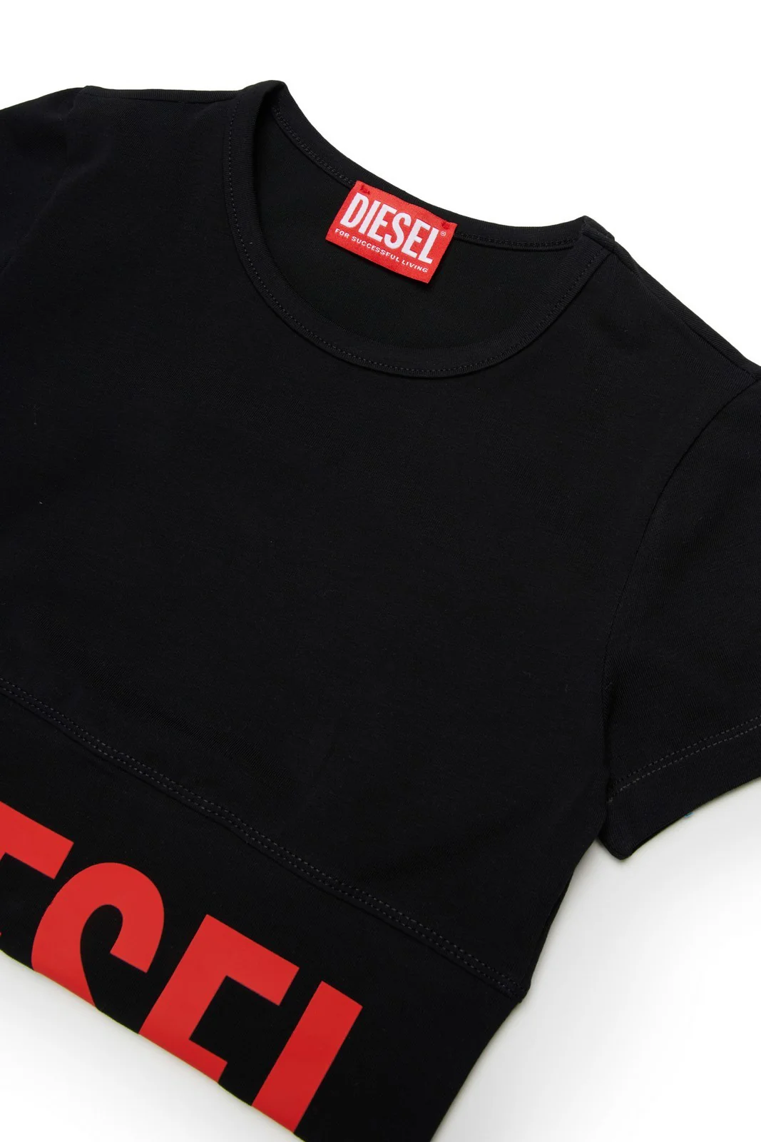 DIESEL T-shirt Bambine e ragazze  J02581 KYA0L K900 Nero - Image 3