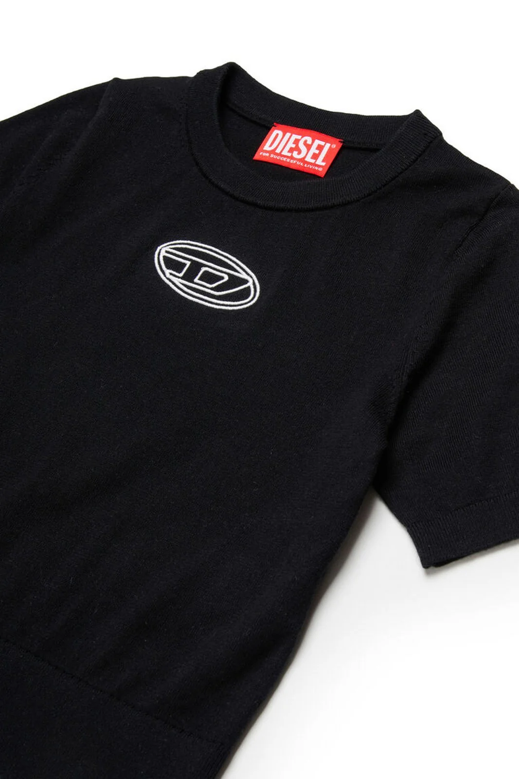 DIESEL T-shirt Bambine e ragazze  J02654 RLAXU K900 Nero - Image 2
