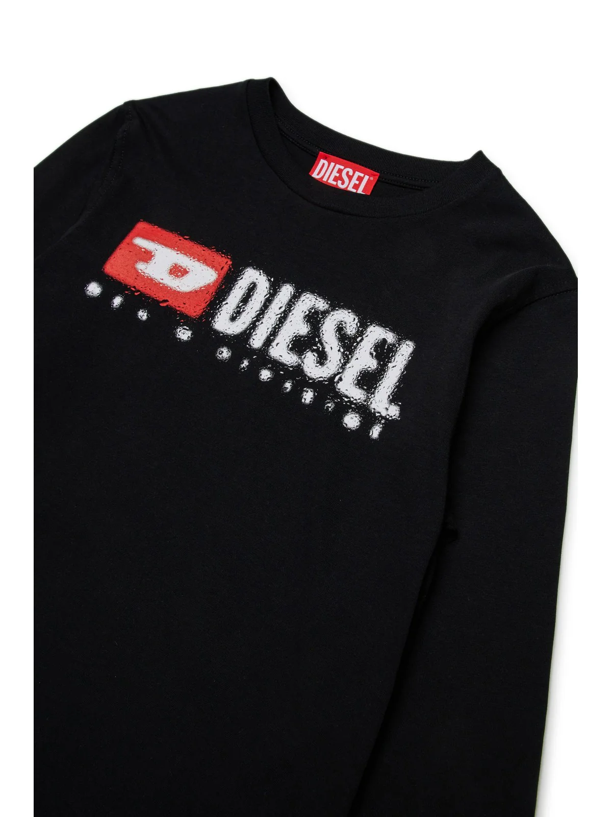 DIESEL T-shirt Bambini e ragazzi  J02474 00YI9 K900 Nero - Image 2
