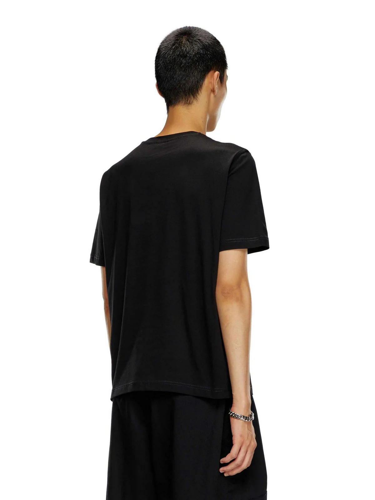 DIESEL T-shirt Bambini e ragazzi  J02475 00YI9 K900 Nero - Image 3