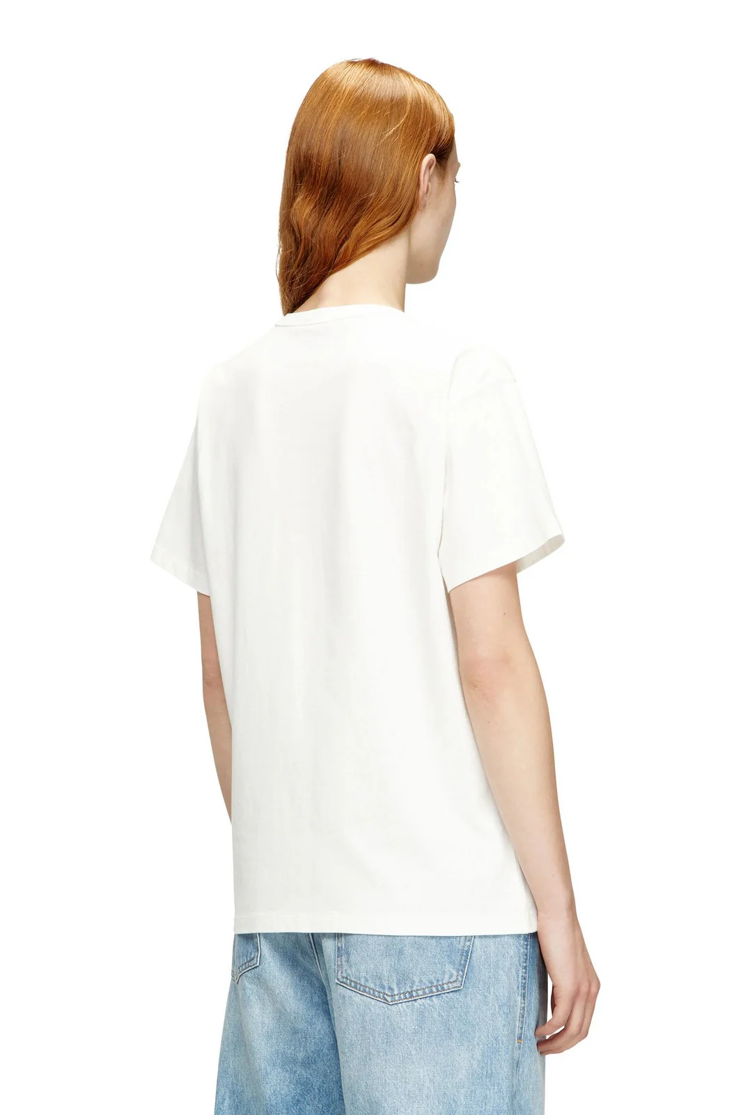 DIESEL T-shirt Donna T-NORMY-OD-S1 MAGLIETTA A20399 0JMBB 141 104 - OFF/WHITE - Image 4
