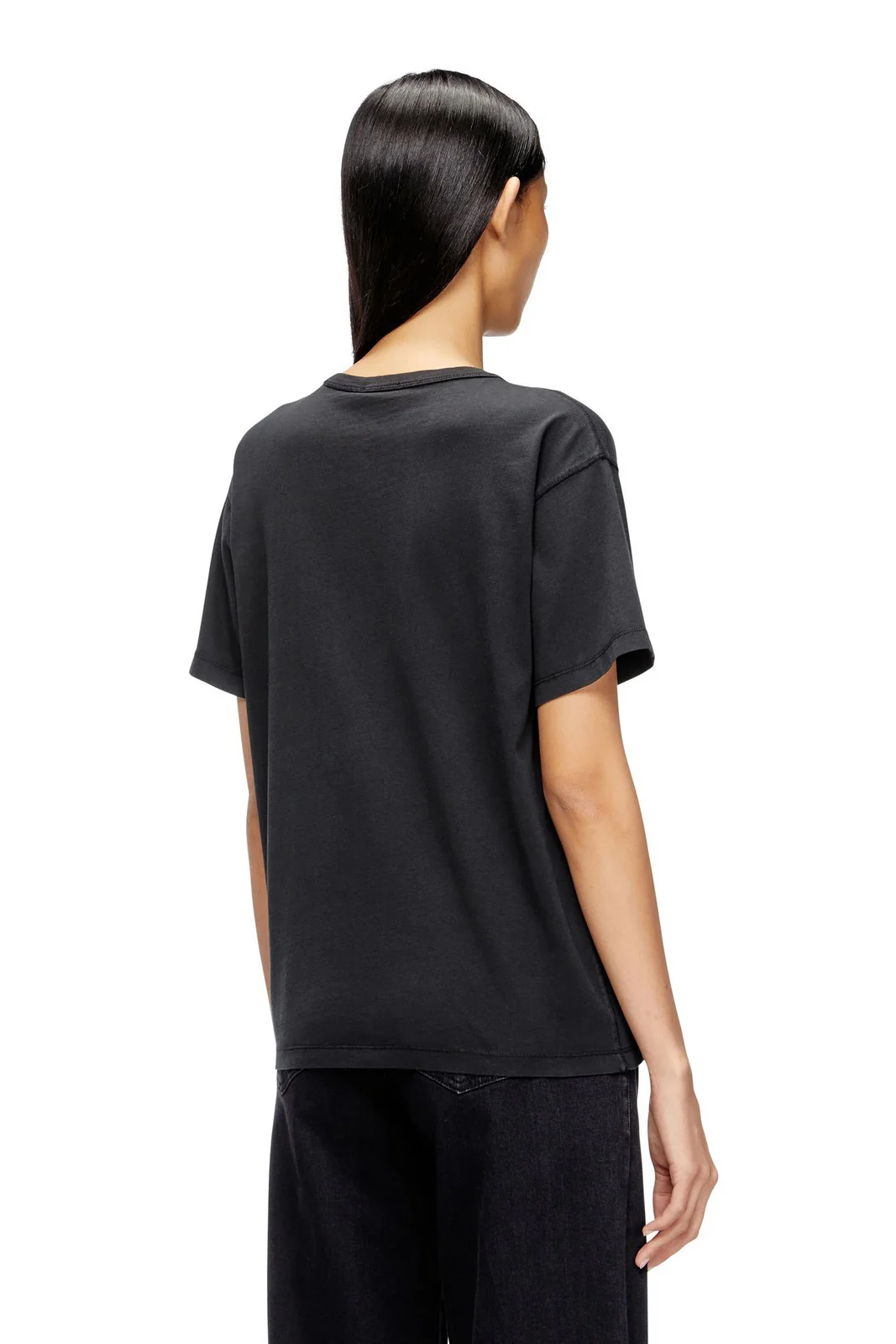 DIESEL T-shirt Donna T-NORMY-OD-S1 MAGLIETTA A20399 0JMBB 900 001 - BLACK - Image 3