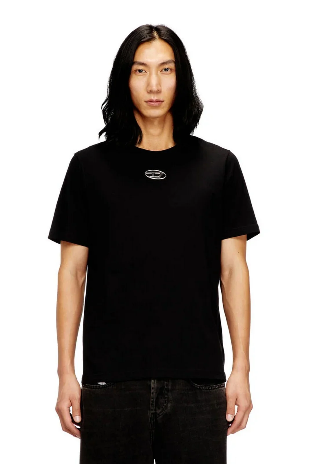 DIESEL T-shirt Uomo T-ADJUST-OD MAGLIETTA A17880 0CLBR 9XX 004 - DEEP/BLACK - Image 2