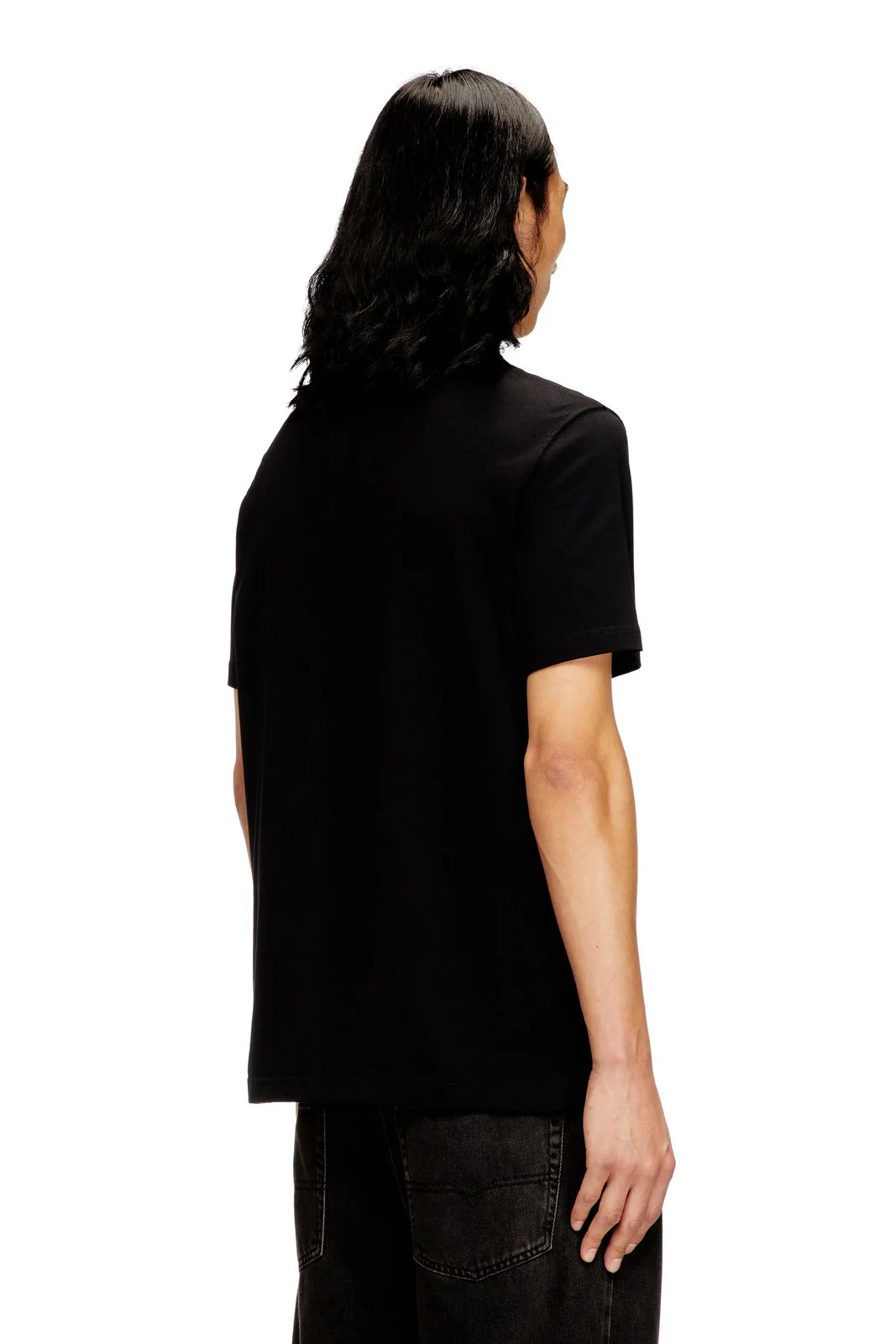 DIESEL T-shirt Uomo T-ADJUST-OD MAGLIETTA A17880 0CLBR 9XX 004 - DEEP/BLACK - Image 3