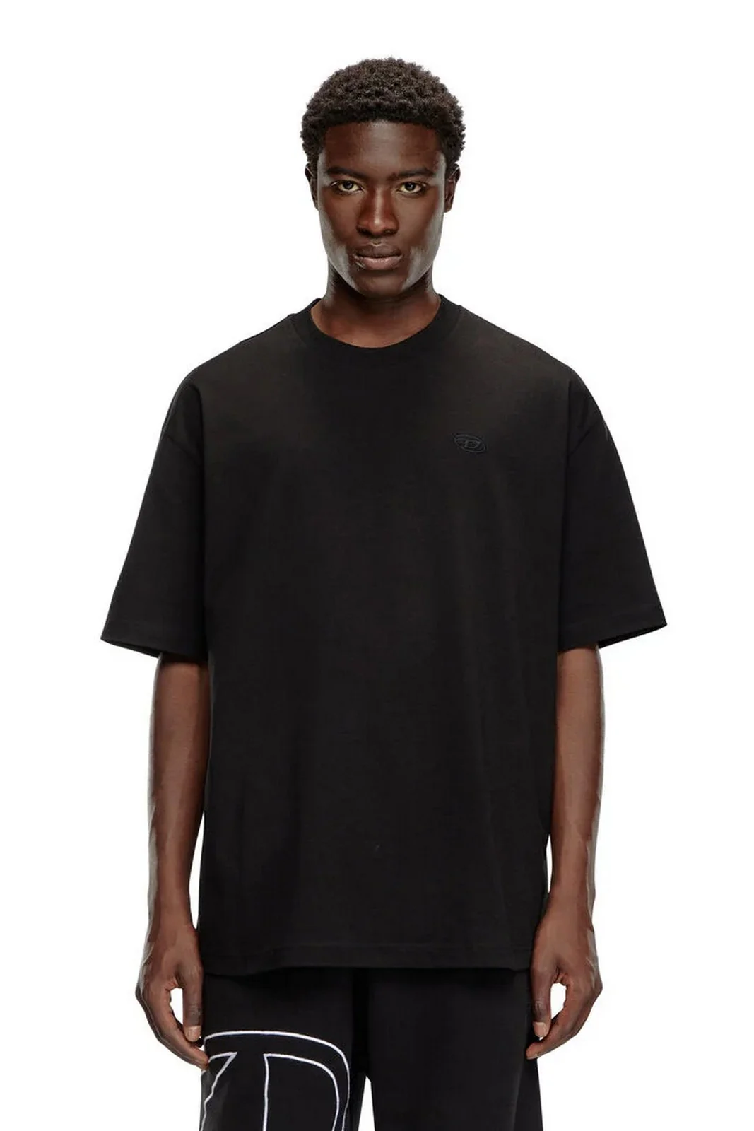 DIESEL T-shirt Uomo T-BOGGY-MEGOVAL-D MAGLIETTA A11302 0HGAM 9XX 004 - DEEP/BLACK - Image 3
