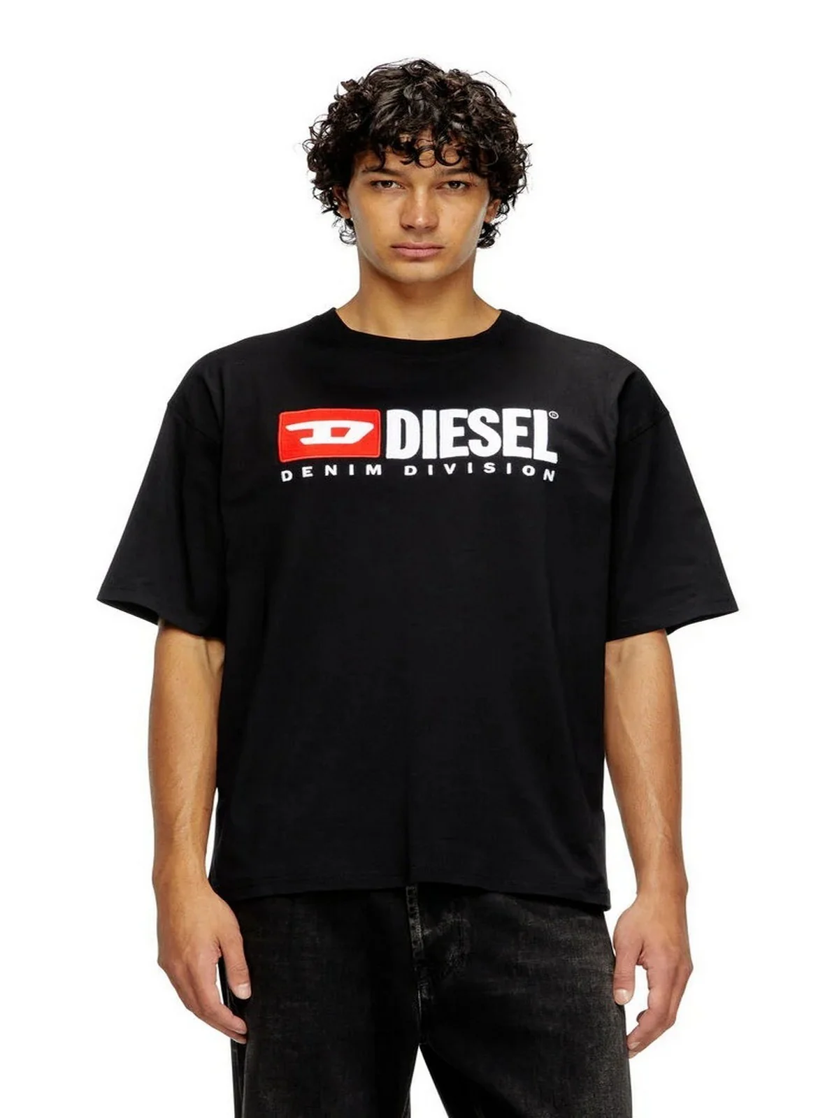 DIESEL T-shirt Uomo T-BOXT-DIV MAGLIETTA A14943 0GRAI 9XX 004 - DEEP/BLACK - Image 2