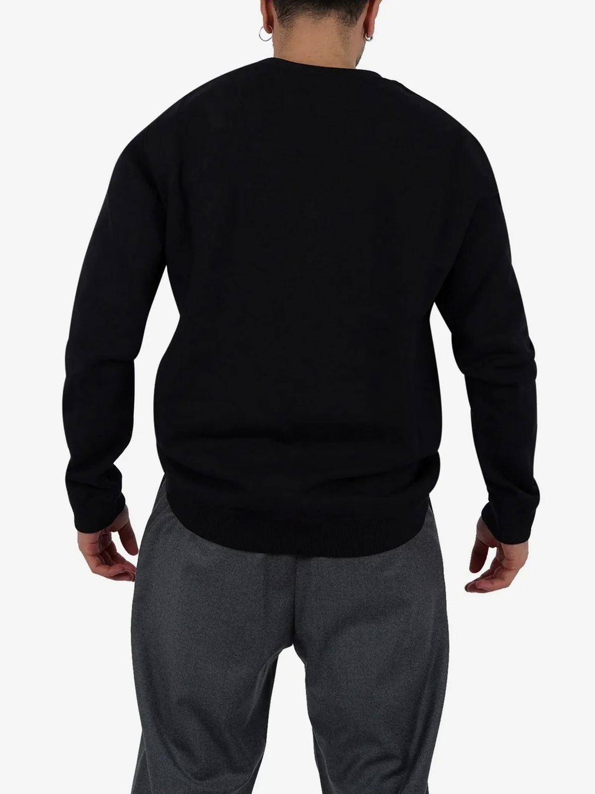DONDUP Felpa Uomo FELPA UF641 KF0196U HY4 999 Nero - Image 4