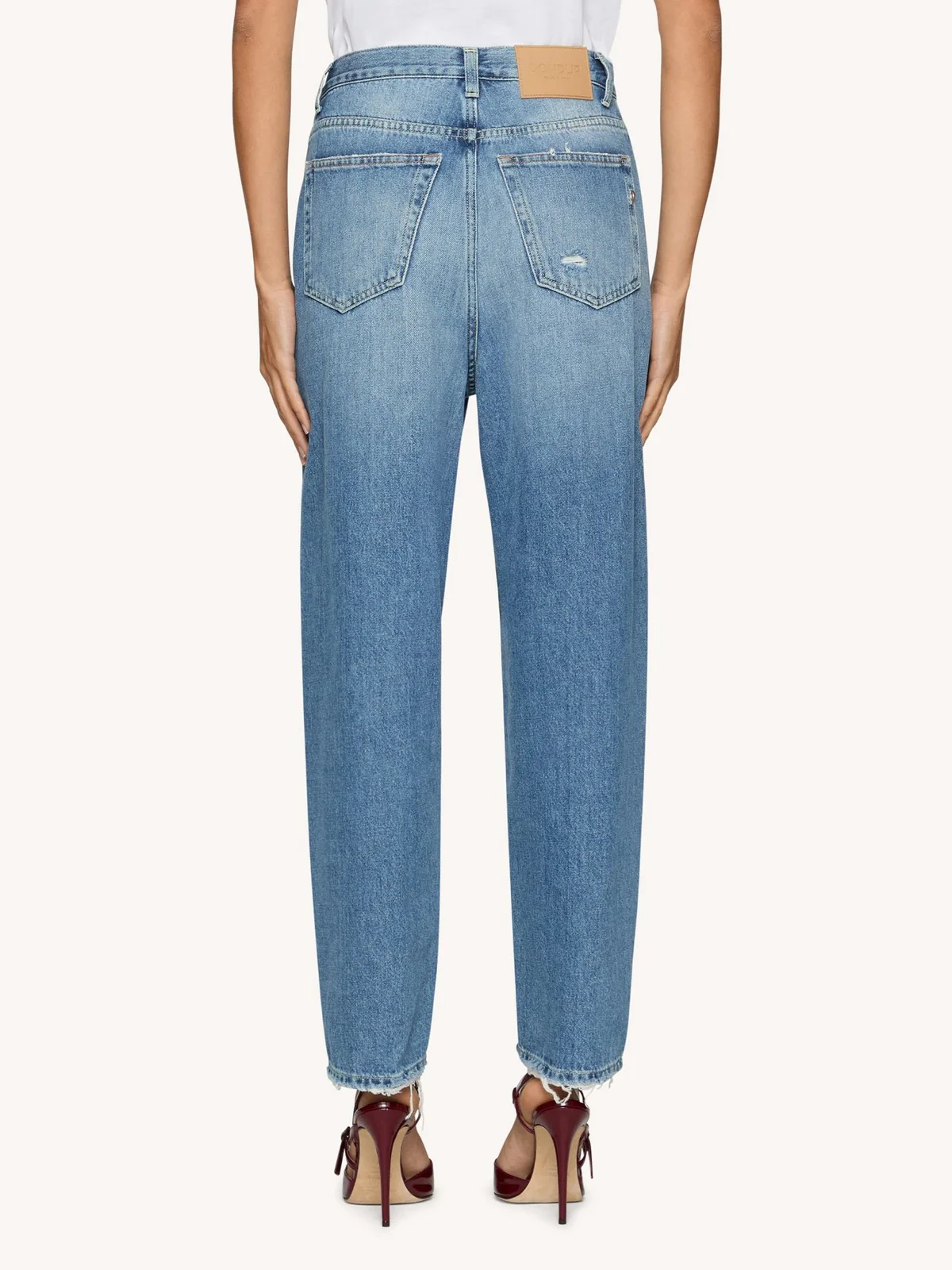 DONDUP Jeans Donna Bessie DP784 DF0290D IP5 800 Blu - Image 3