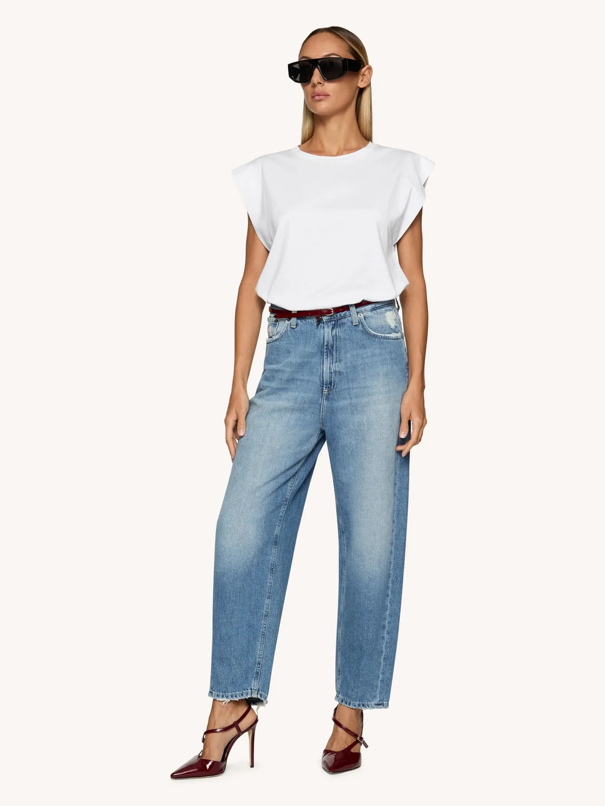 DONDUP Jeans Donna Bessie DP784 DF0290D IP5 800 Blu - Image 5