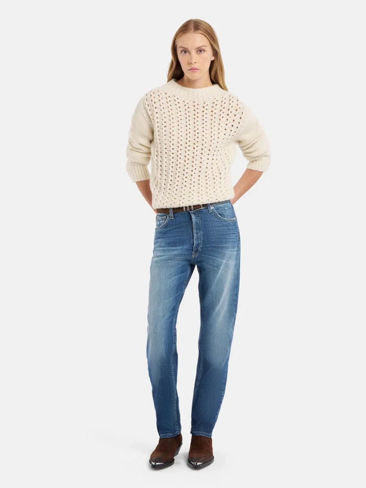 DONDUP Jeans Donna Icon DP776 DSK297D J24 800 Blu - Image 2