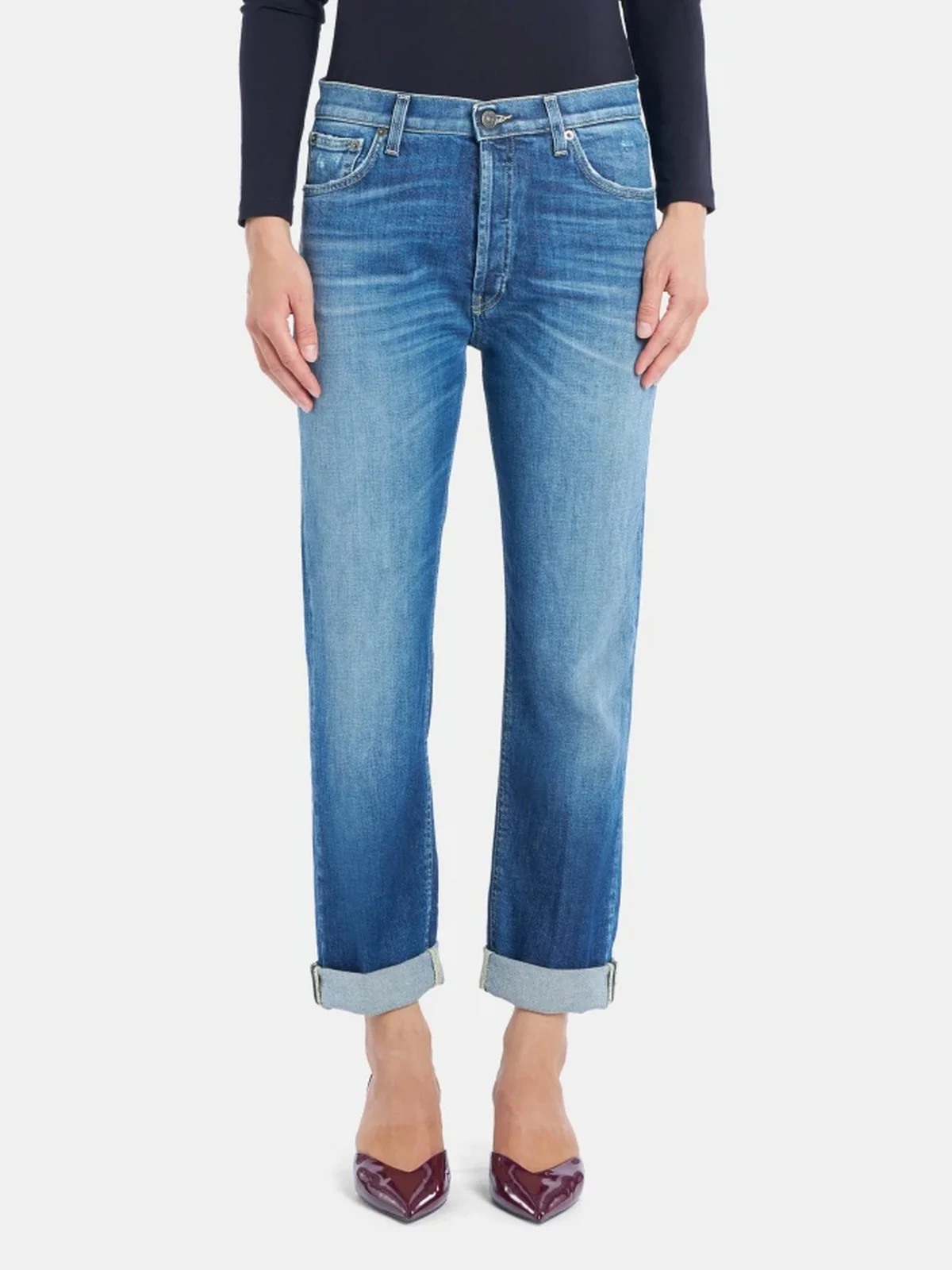 DONDUP Jeans Donna Icon DP776 DSK297D J24 800 Blu - Image 5