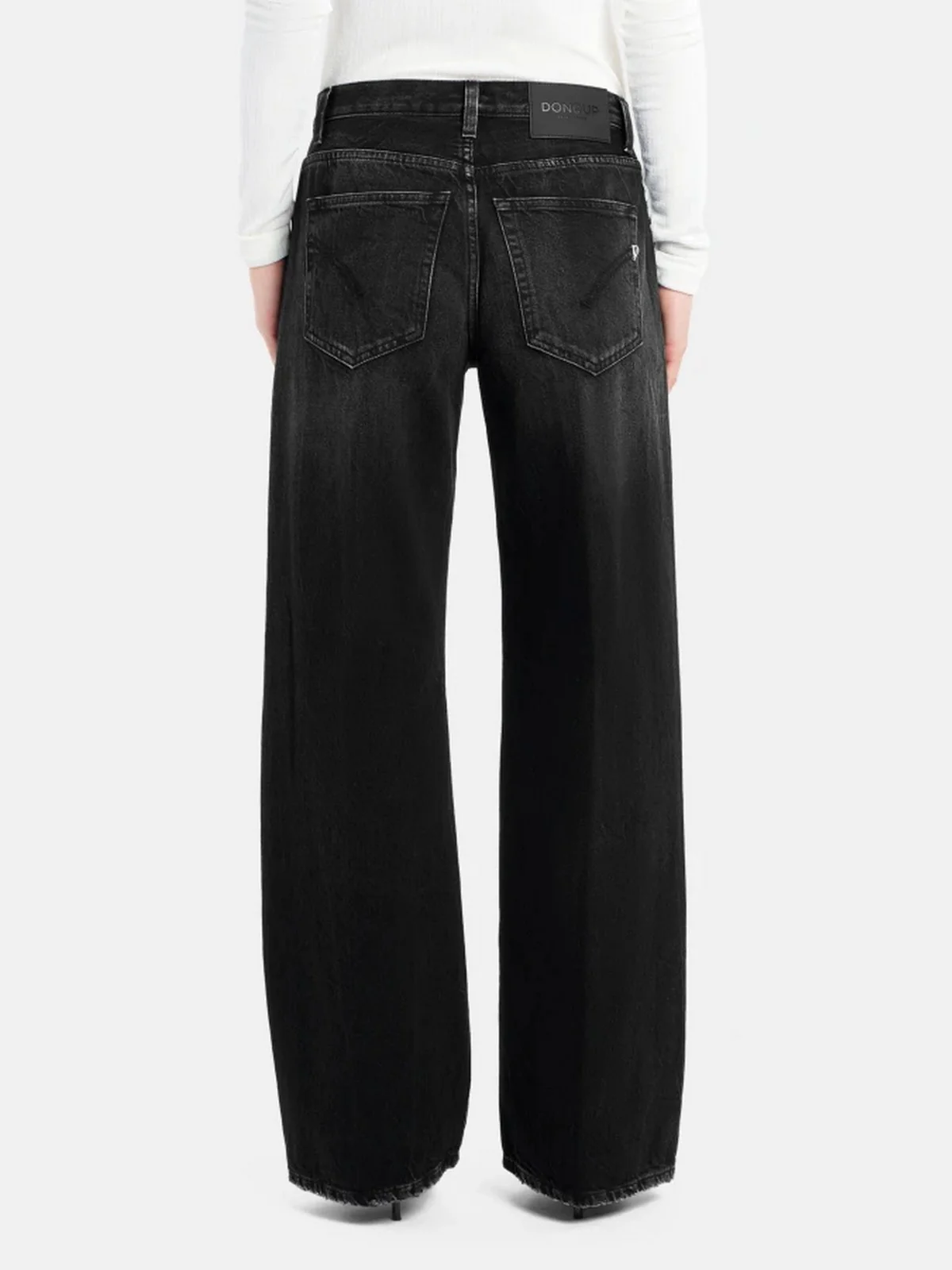 DONDUP Jeans Donna JACKLYN BOT GIOIELLO DP427B DFE305D LM9 999 Nero - Image 2