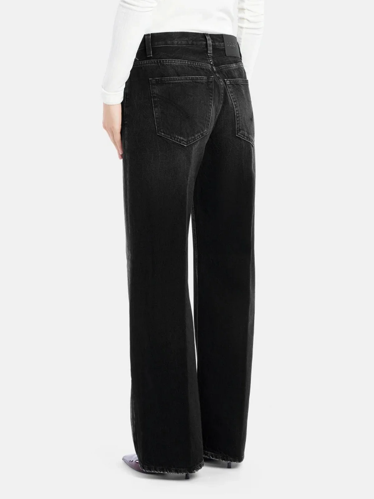 DONDUP Jeans Donna JACKLYN BOT GIOIELLO DP427B DFE305D LM9 999 Nero - Image 3