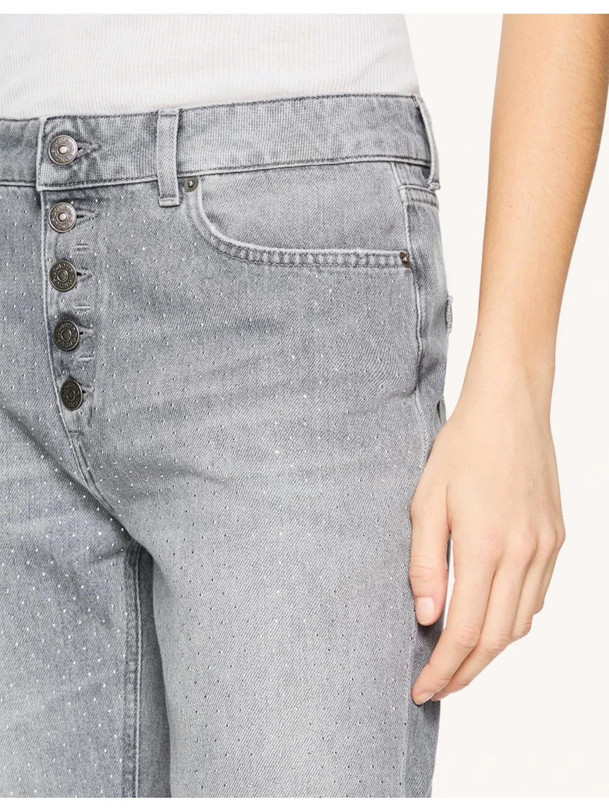 DONDUP Jeans Donna KOONS DP268B DF0277D HP9W 900 Grigio - Image 4