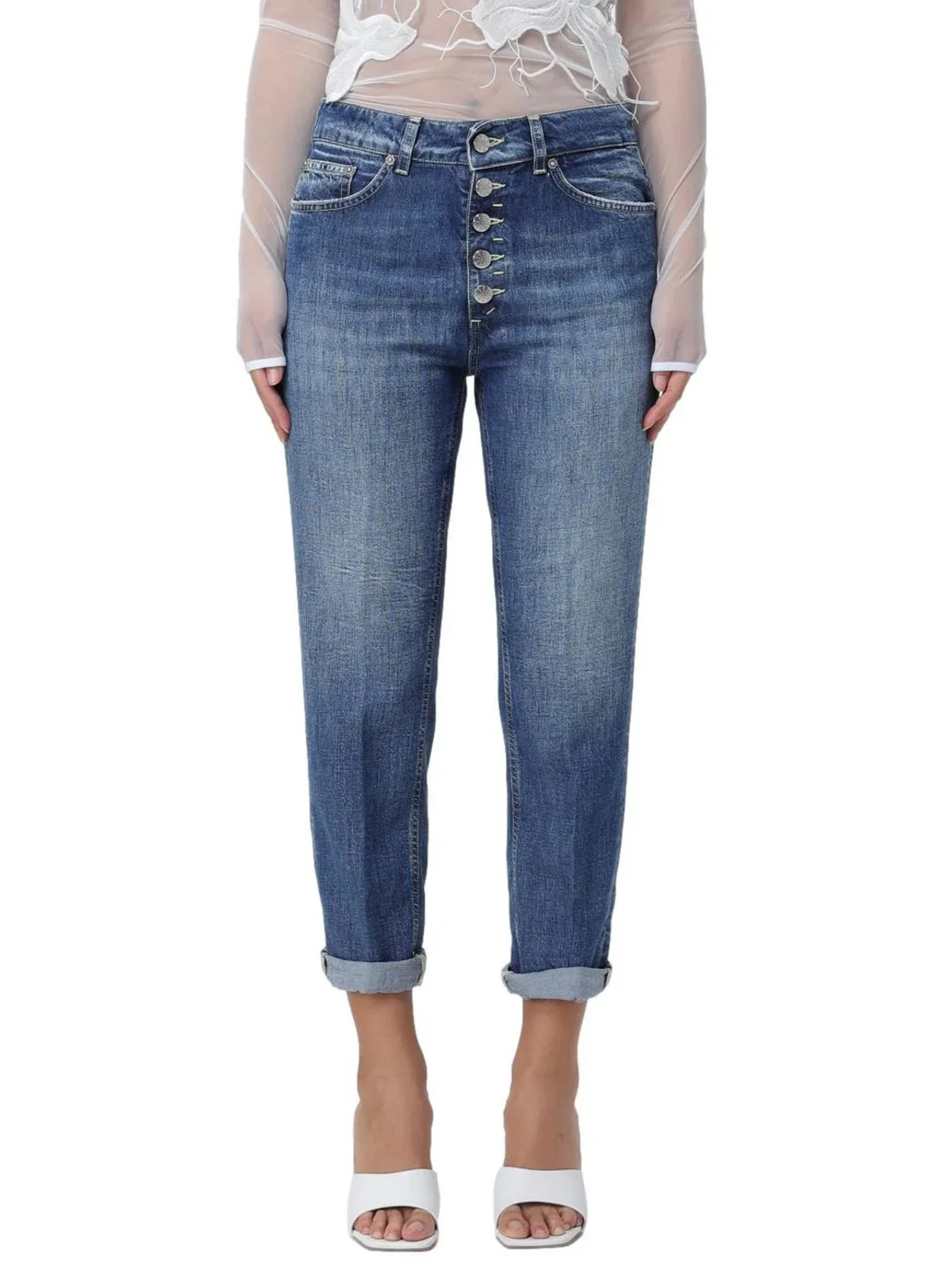DONDUP Jeans Donna Koons gioiello DP268B DF0266D HQ1 800 Blu - Image 3