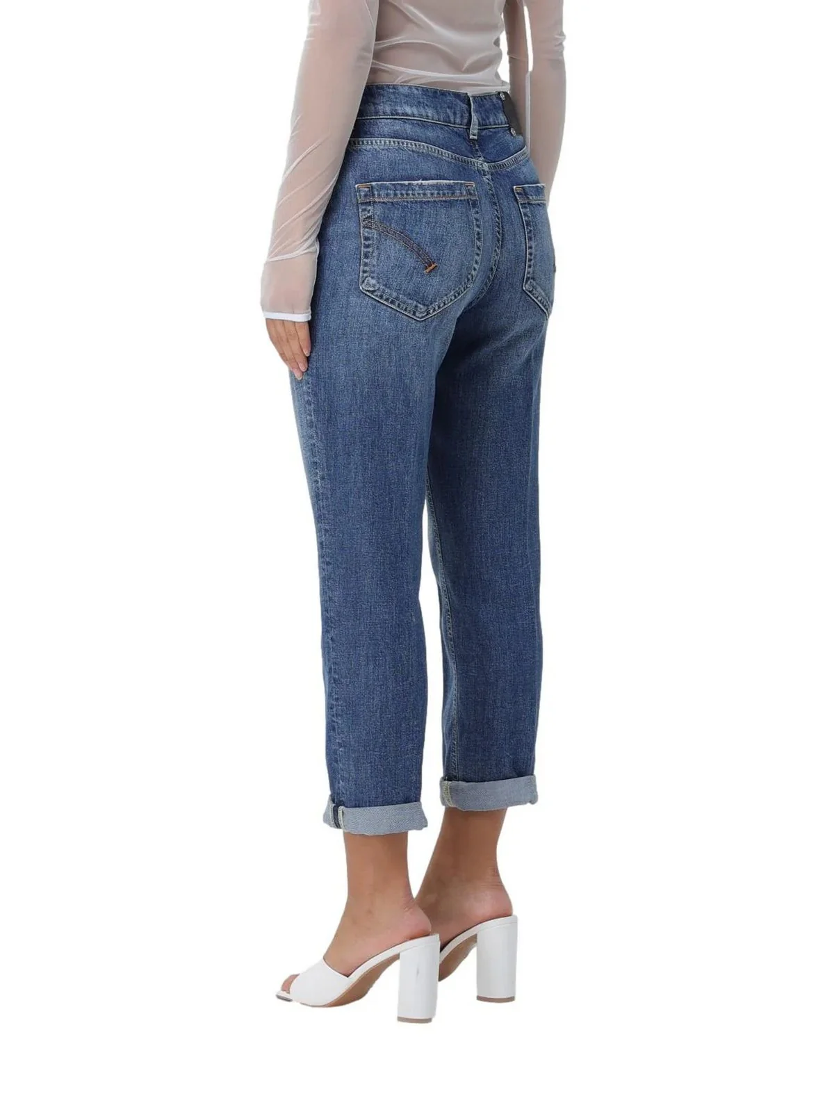 DONDUP Jeans Donna Koons gioiello DP268B DF0266D HQ1 800 Blu - Image 5