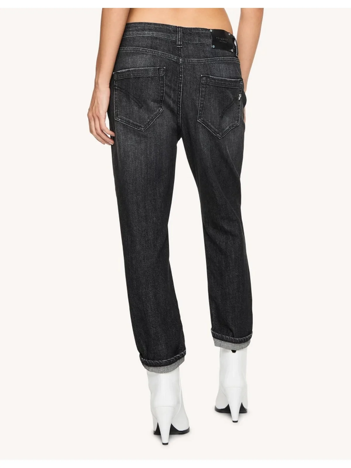 DONDUP Jeans Donna Koons gioiello DP268B DF0276D HA7 999 Nero - Image 3