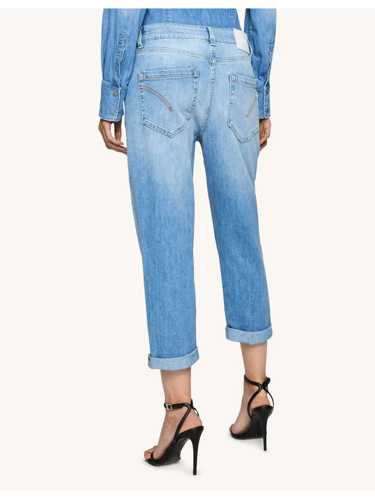 DONDUP Jeans Donna Koons gioiello DP268B DS0145D GU7 800 Blu - Image 3