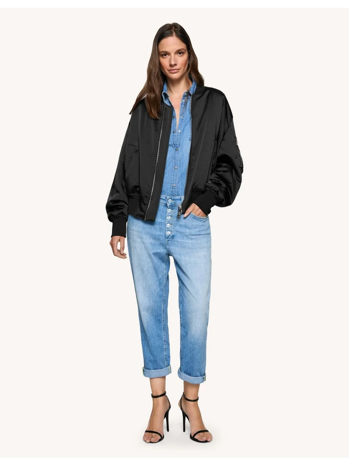 DONDUP Jeans Donna Koons gioiello DP268B DS0145D GU7 800 Blu - Image 5