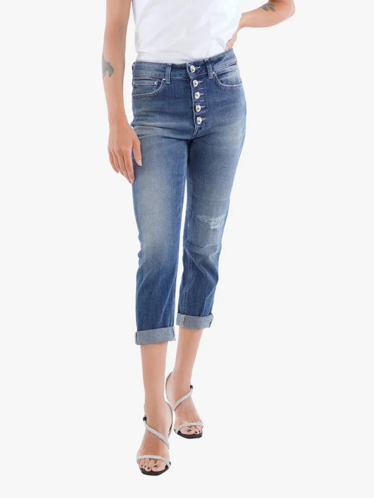 DONDUP Jeans Donna Koons gioiello DP268B DS0229D GE9 800 Blu - Image 2