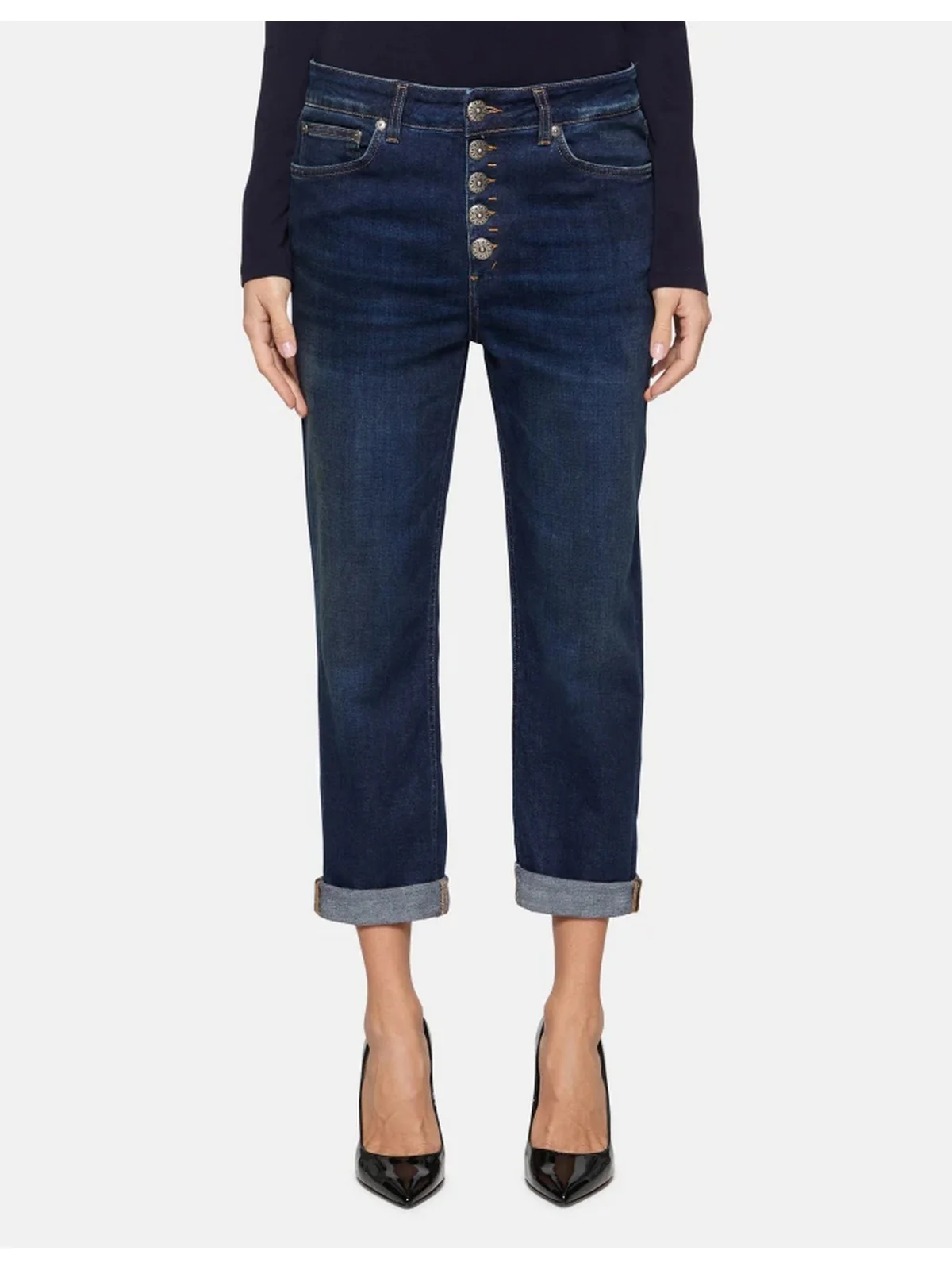 DONDUP Jeans Donna PANTALONE KOONS GIOIELLO DP268B DS0345D HV7 800 Blu - Image 2
