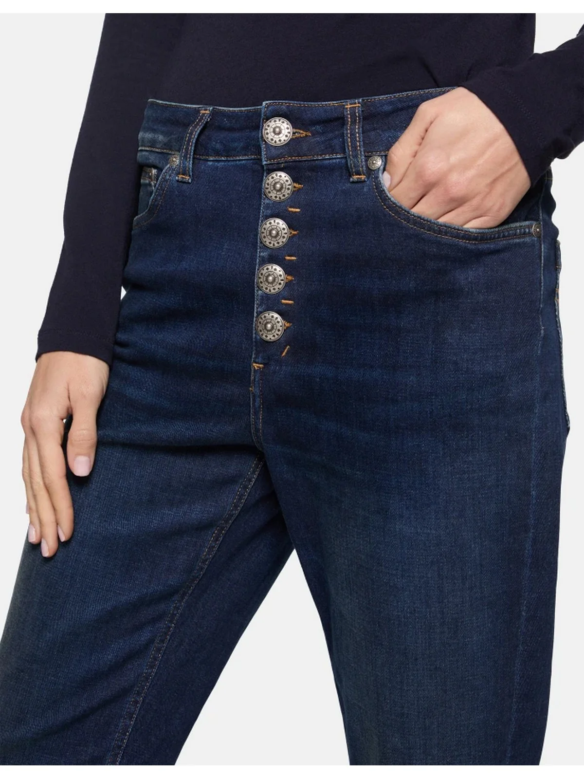 DONDUP Jeans Donna PANTALONE KOONS GIOIELLO DP268B DS0345D HV7 800 Blu - Image 5