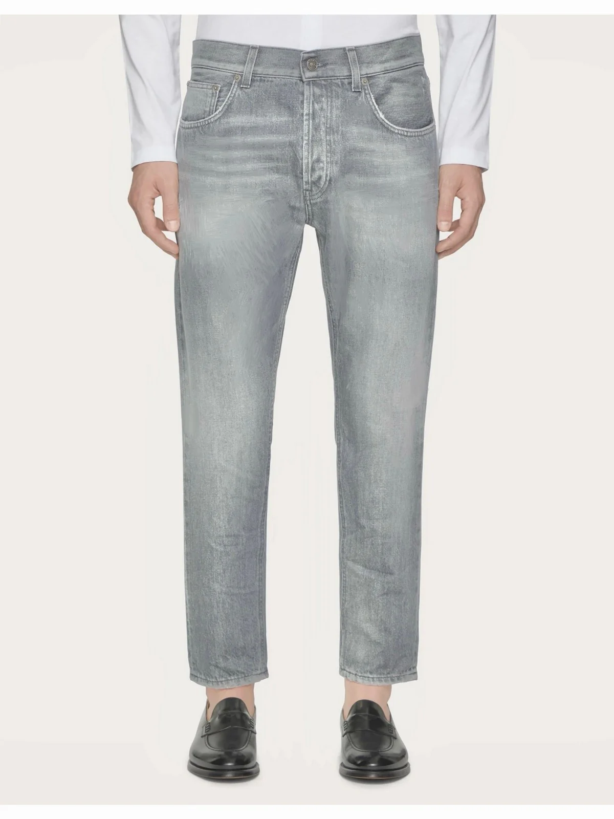 DONDUP Jeans Uomo Dian UP576 DF0277U LE1 900 Grigio - Image 2