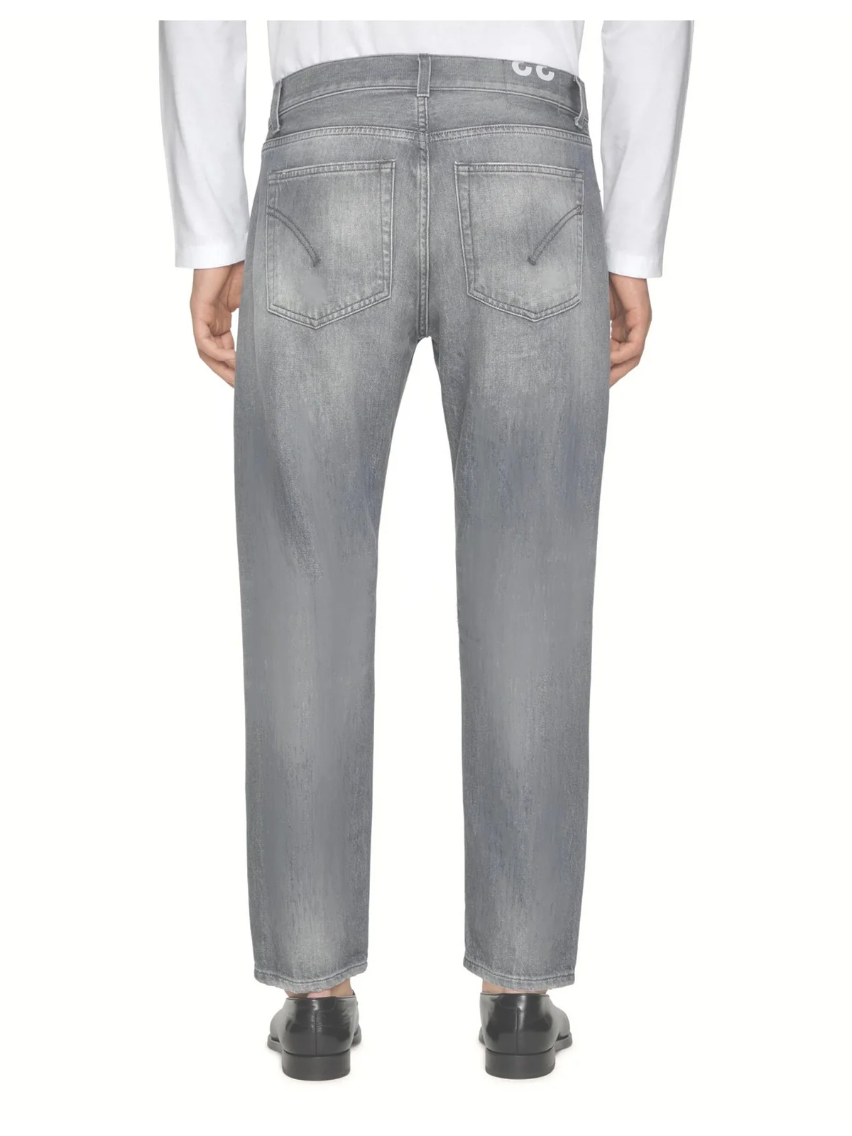 DONDUP Jeans Uomo Dian UP576 DF0277U LE1 900 Grigio - Image 3