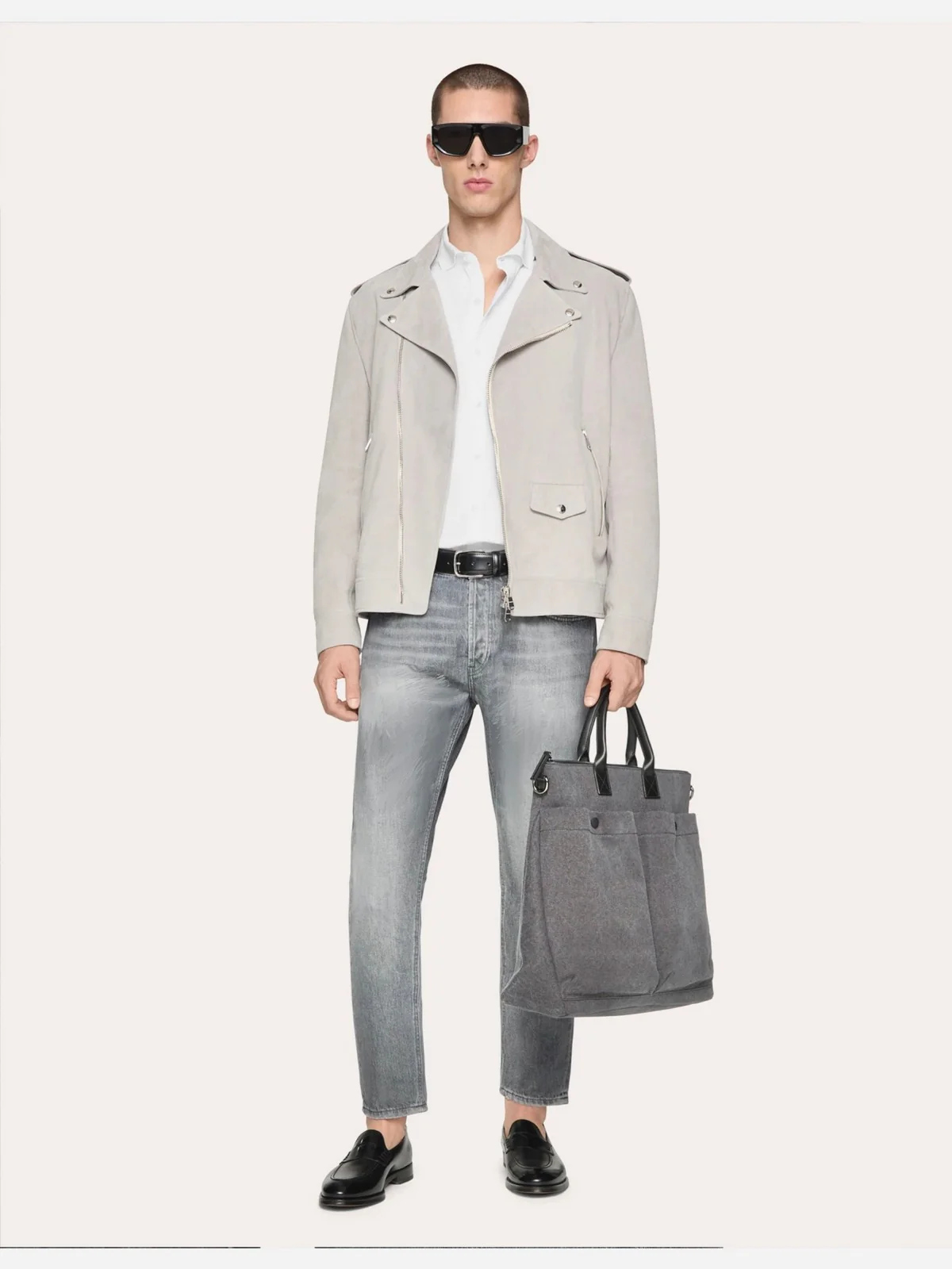 DONDUP Jeans Uomo Dian UP576 DF0277U LE1 900 Grigio - Image 5