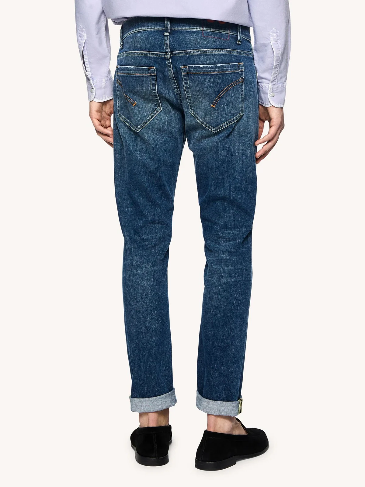 DONDUP Jeans Uomo George UP232 DS0041U GW4 800 Blu - Image 3