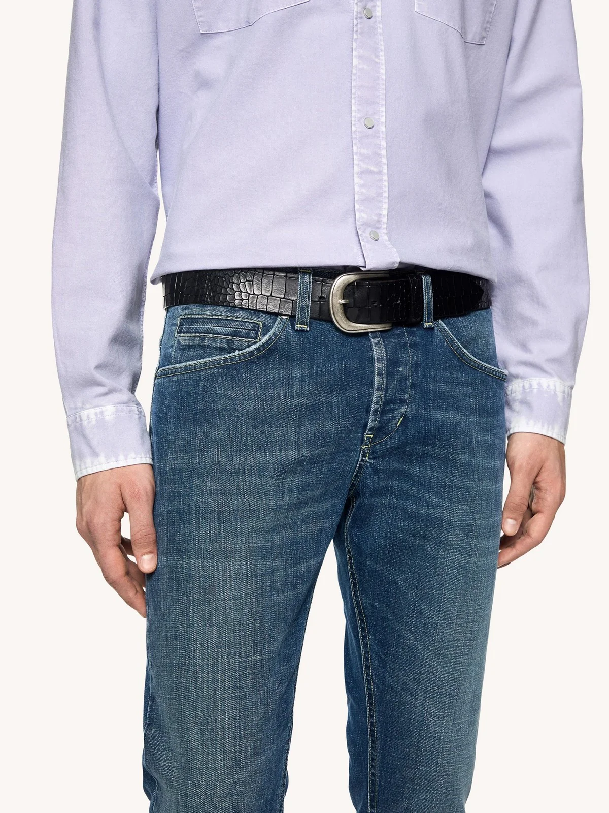 DONDUP Jeans Uomo George UP232 DS0041U GW4 800 Blu - Image 4