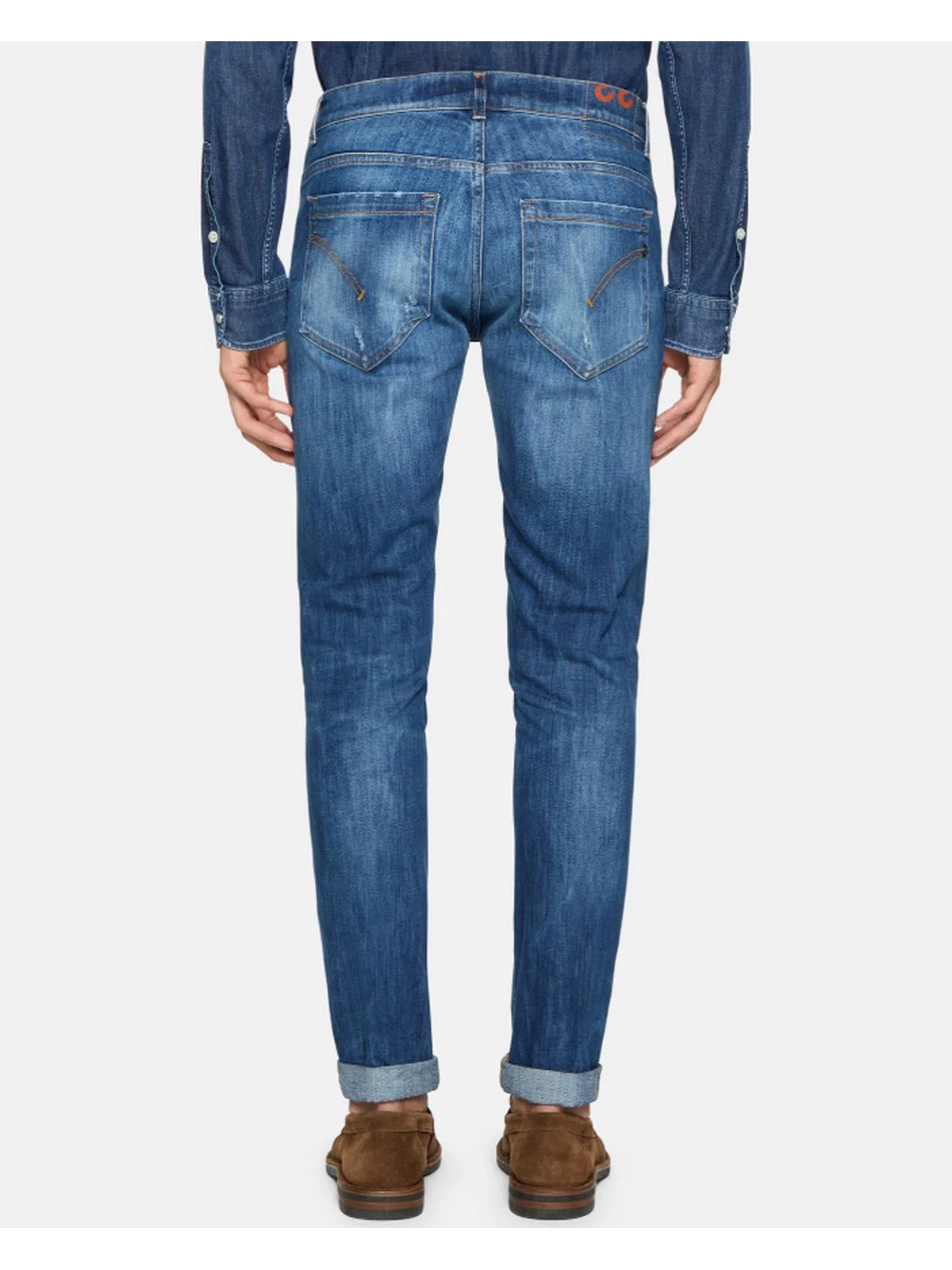 DONDUP Jeans Uomo George UP232 DS0107U GF9 800 Blu - Image 2