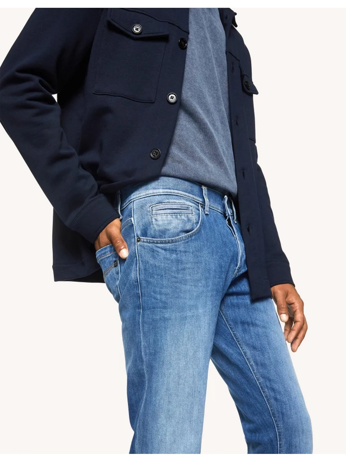 DONDUP Jeans Uomo George UP232 DS0107U GV2 800 Blu - Image 4