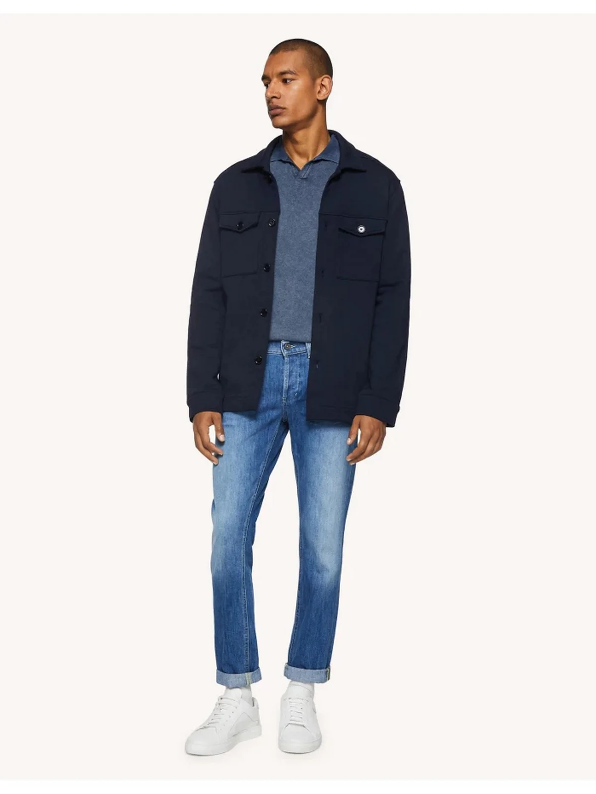 DONDUP Jeans Uomo George UP232 DS0107U GV2 800 Blu - Image 5
