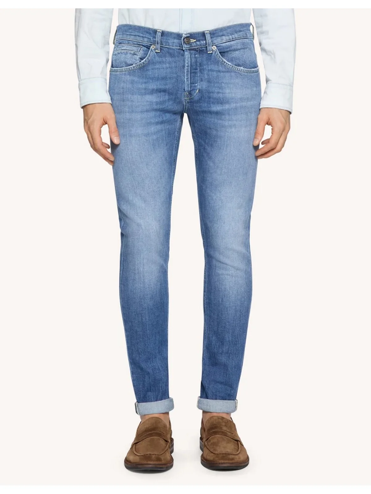 DONDUP Jeans Uomo George UP232 DSE297U GW1 800 Blu - Image 2