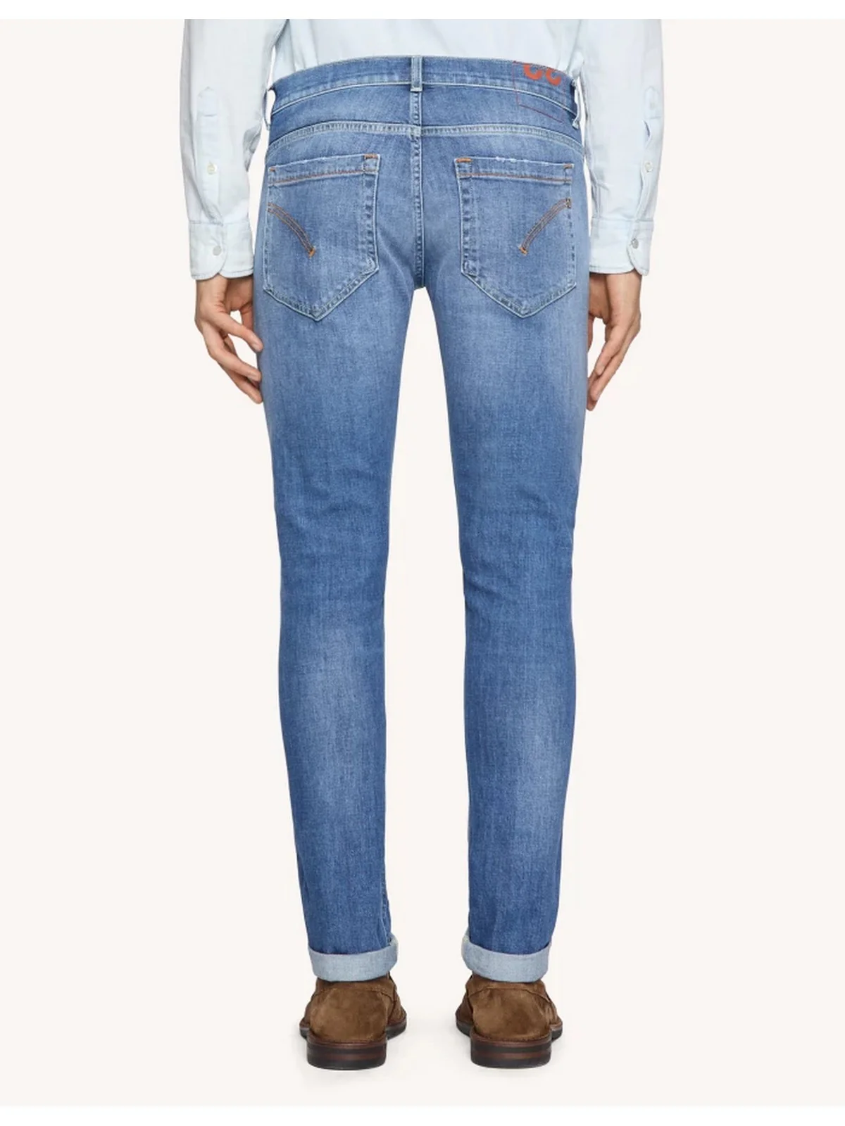 DONDUP Jeans Uomo George UP232 DSE297U GW1 800 Blu - Image 3