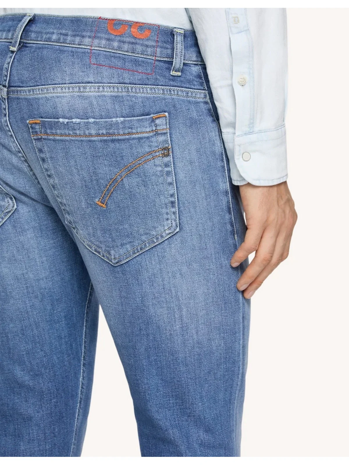 DONDUP Jeans Uomo George UP232 DSE297U GW1 800 Blu - Image 4