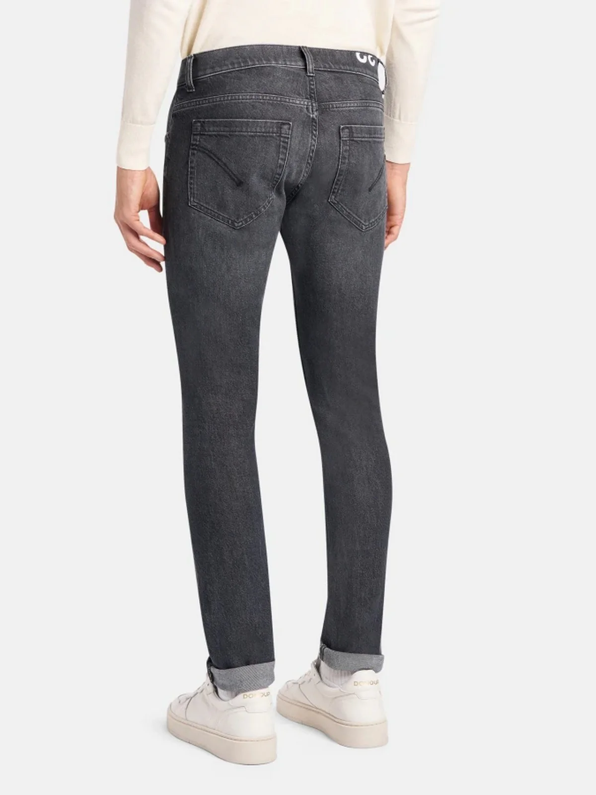 DONDUP Jeans Uomo George UP232 DSE377U LN9 999 Nero - Image 4