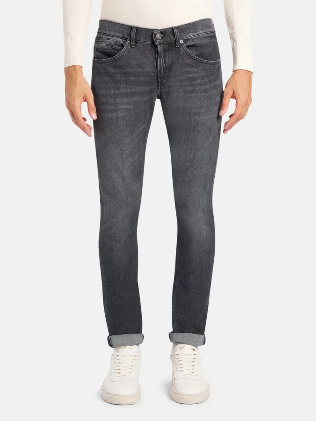 DONDUP Jeans Uomo George UP232 DSE377U LN9 999 Nero - Image 6