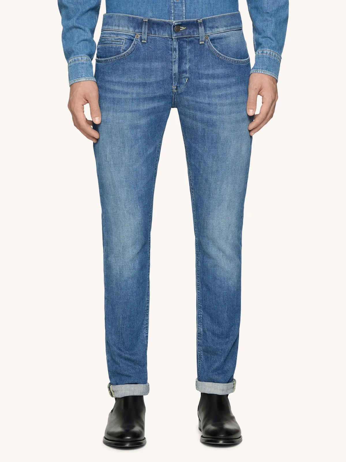 DONDUP Jeans Uomo George UP232 DSH365U IQ3 800 Blu - Image 2