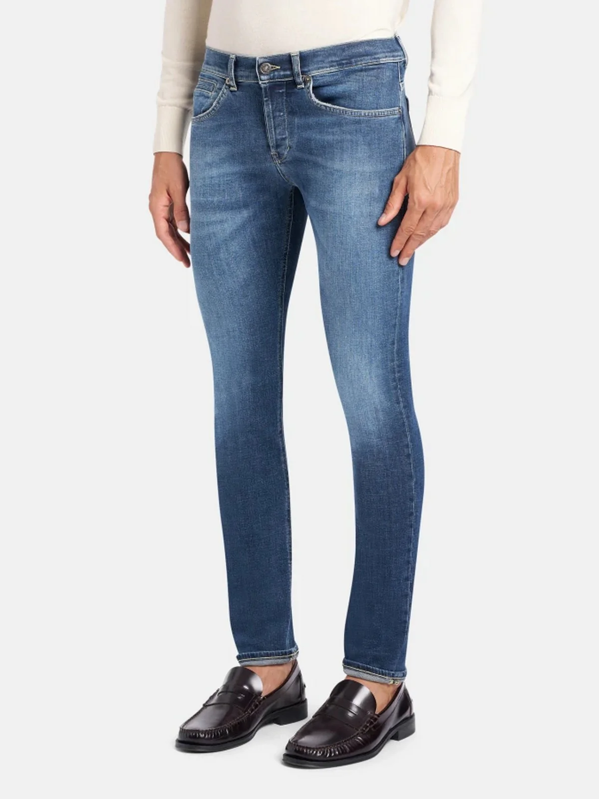 DONDUP Jeans Uomo George UP232 DSK316U J13 800 Blu - Image 4