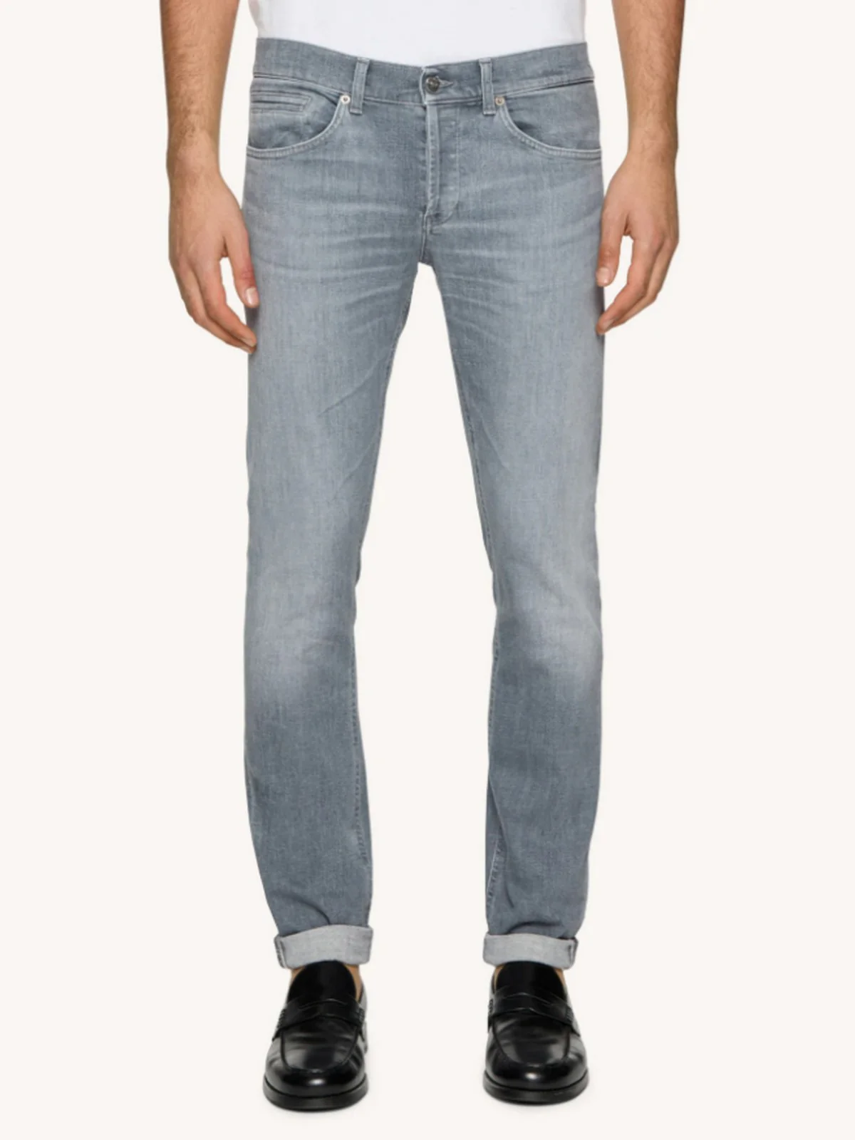 DONDUP Jeans Uomo George UP232 DSK318U J07 900 Grigio - Image 2