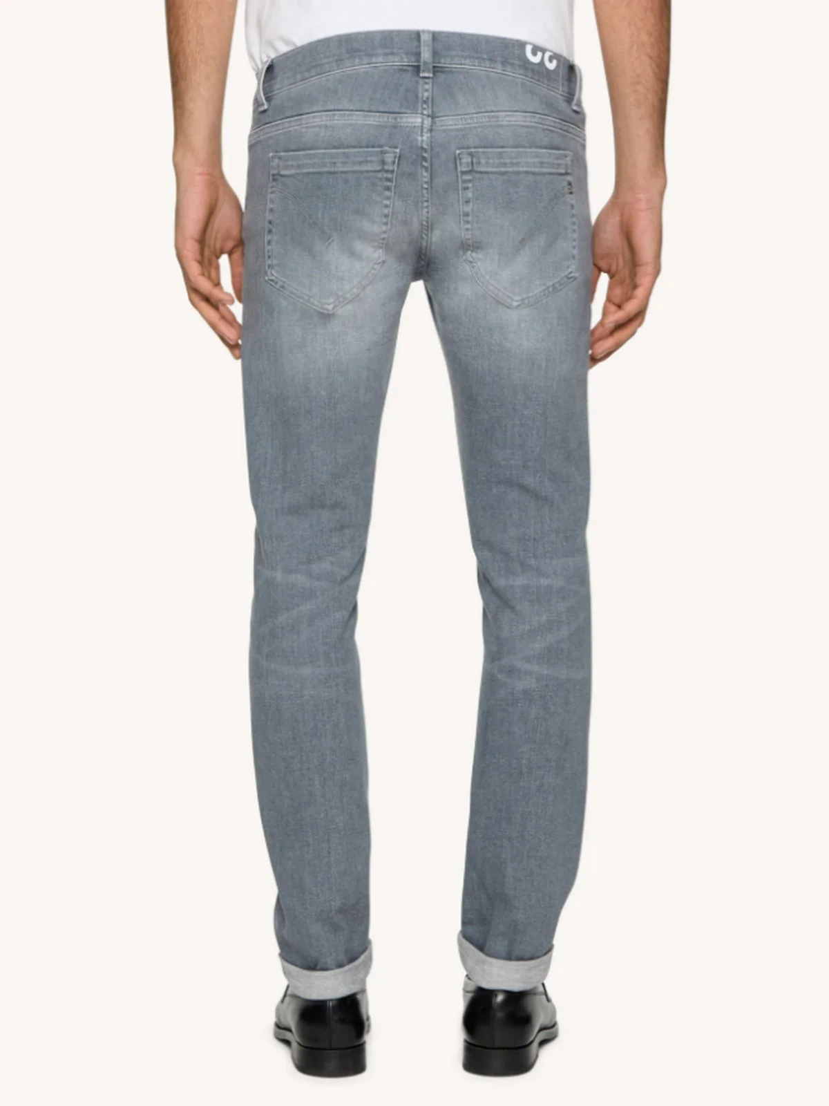 DONDUP Jeans Uomo George UP232 DSK318U J07 900 Grigio - Image 3