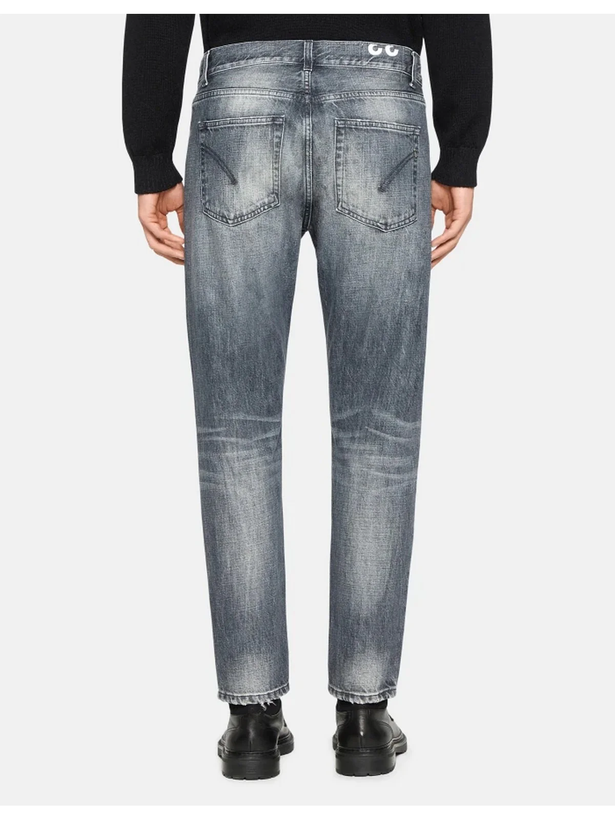DONDUP Jeans Uomo PANTALONE DIAN UP576 DFH270U HT1 800 Grigio - Image 3
