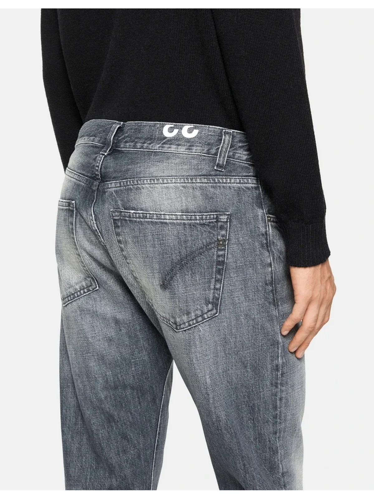 DONDUP Jeans Uomo PANTALONE DIAN UP576 DFH270U HT1 800 Grigio - Image 4