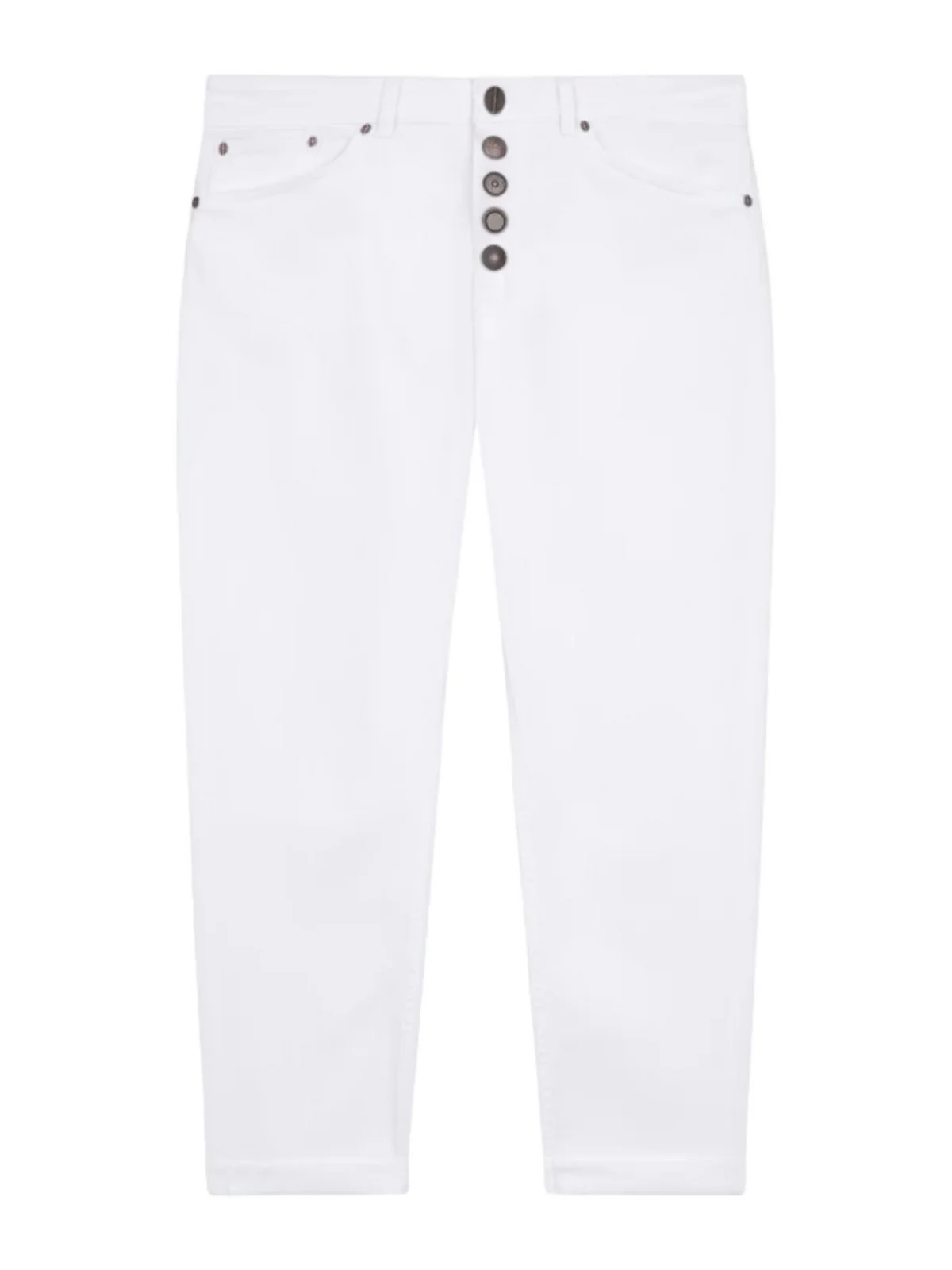 DONDUP Pantalone Donna Koons gioiello DP268B BS0030D PTD 000 Bianco - Image 5