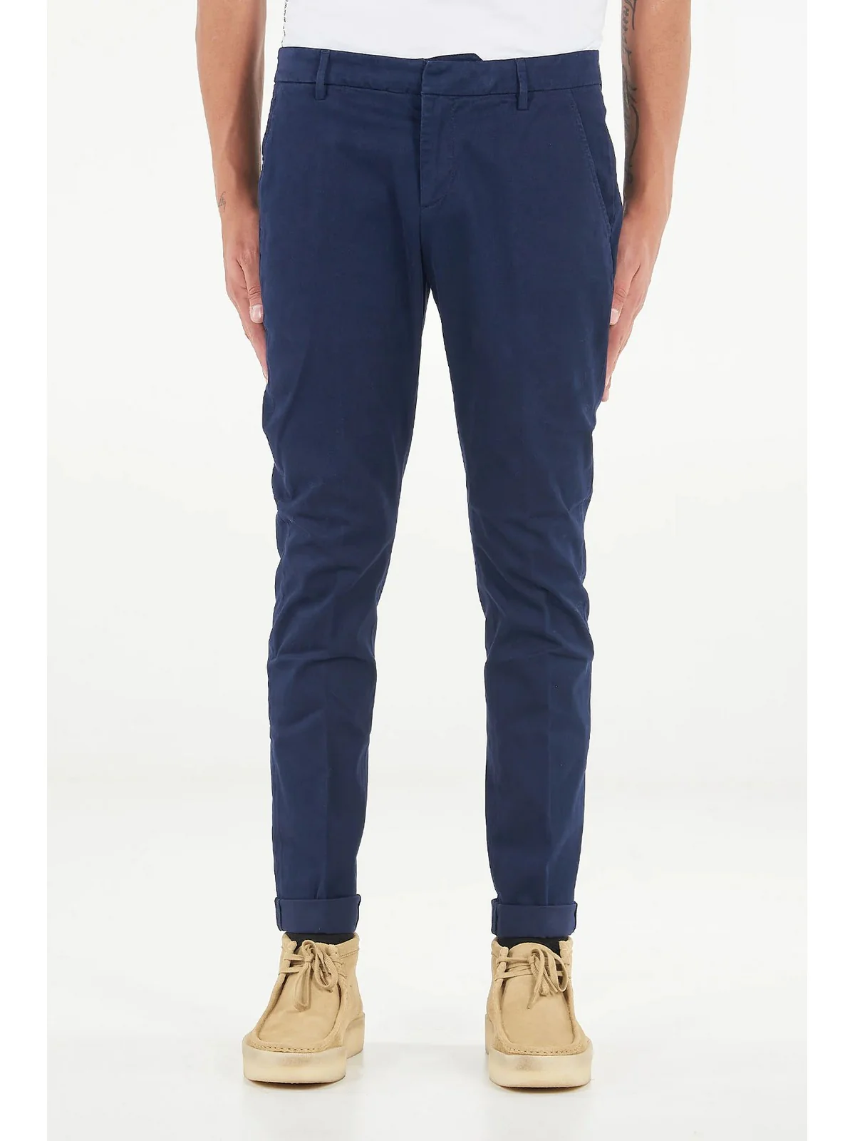 DONDUP Pantalone Uomo Gaubert UP235 GSE043U PTD 866 Blu - Image 2