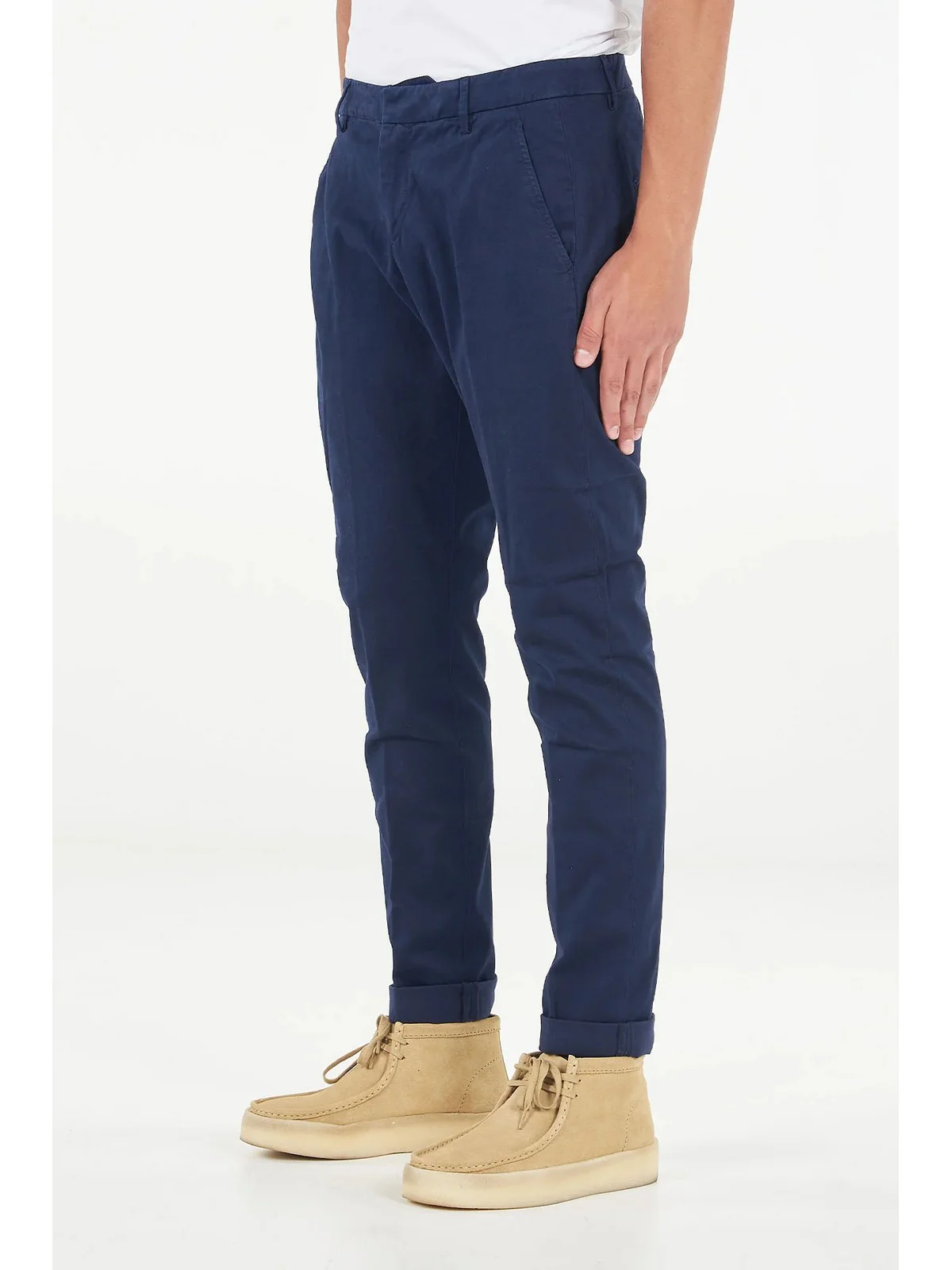 DONDUP Pantalone Uomo Gaubert UP235 GSE043U PTD 866 Blu - Image 4