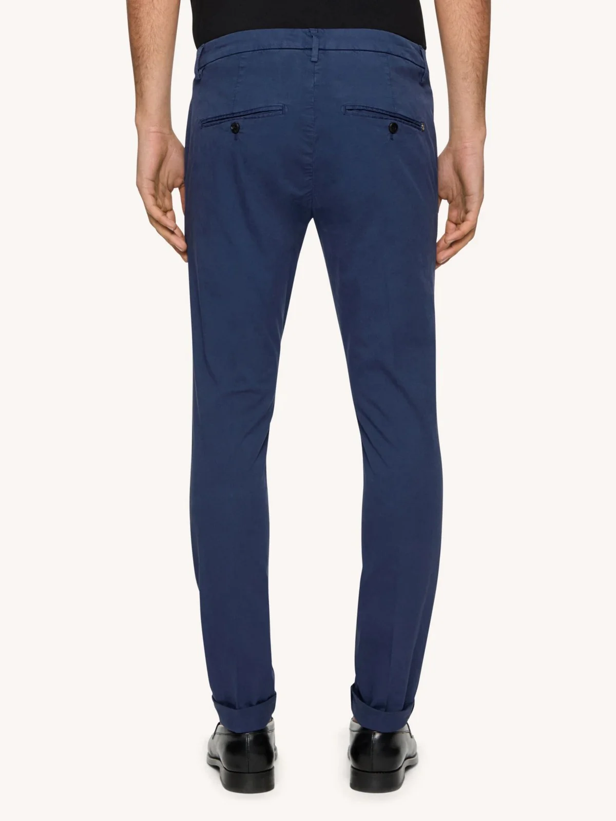 DONDUP Pantalone Uomo Gaubert UP235 GSE046U IZ1 890 Blu - Image 3