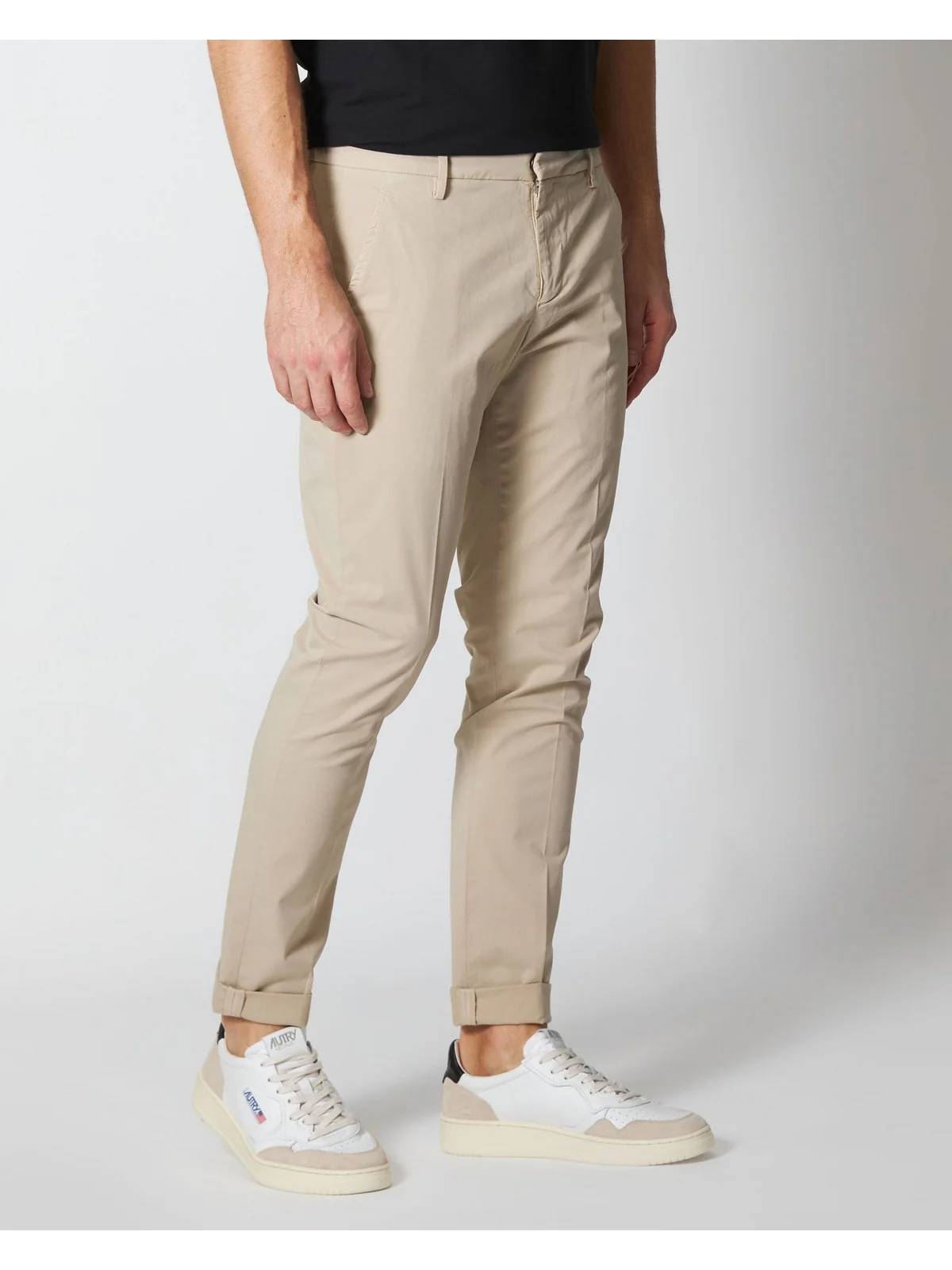 DONDUP Pantalone Uomo Gaubert UP235 GSE046U PTD 018 Beige - Image 2